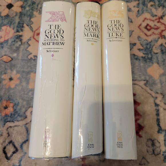 Eduard Schweizer Book Bundle of 3: Good News According to...Matthew, Mark, Luke - Picture 2 of 11